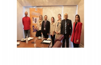 Ambassador Shri Kumar Tuhin and CR Shri Sanjeev Manchandaheld meeting with prominent #Yoga Schools in Sarajevo on the sidelines of the #10SBF.